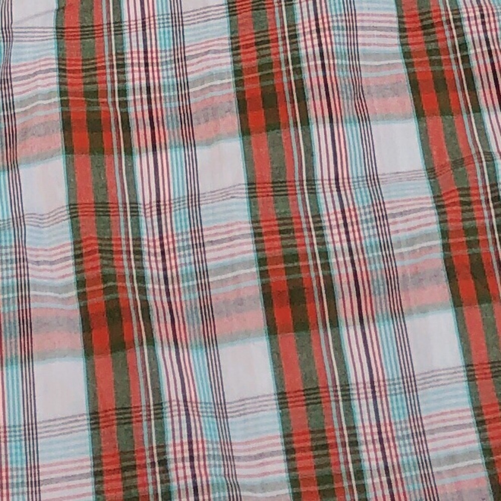 NWT BT Kids Plaid Button Up Long Sleeve Shirt 3/6M - Picture 4 of 6